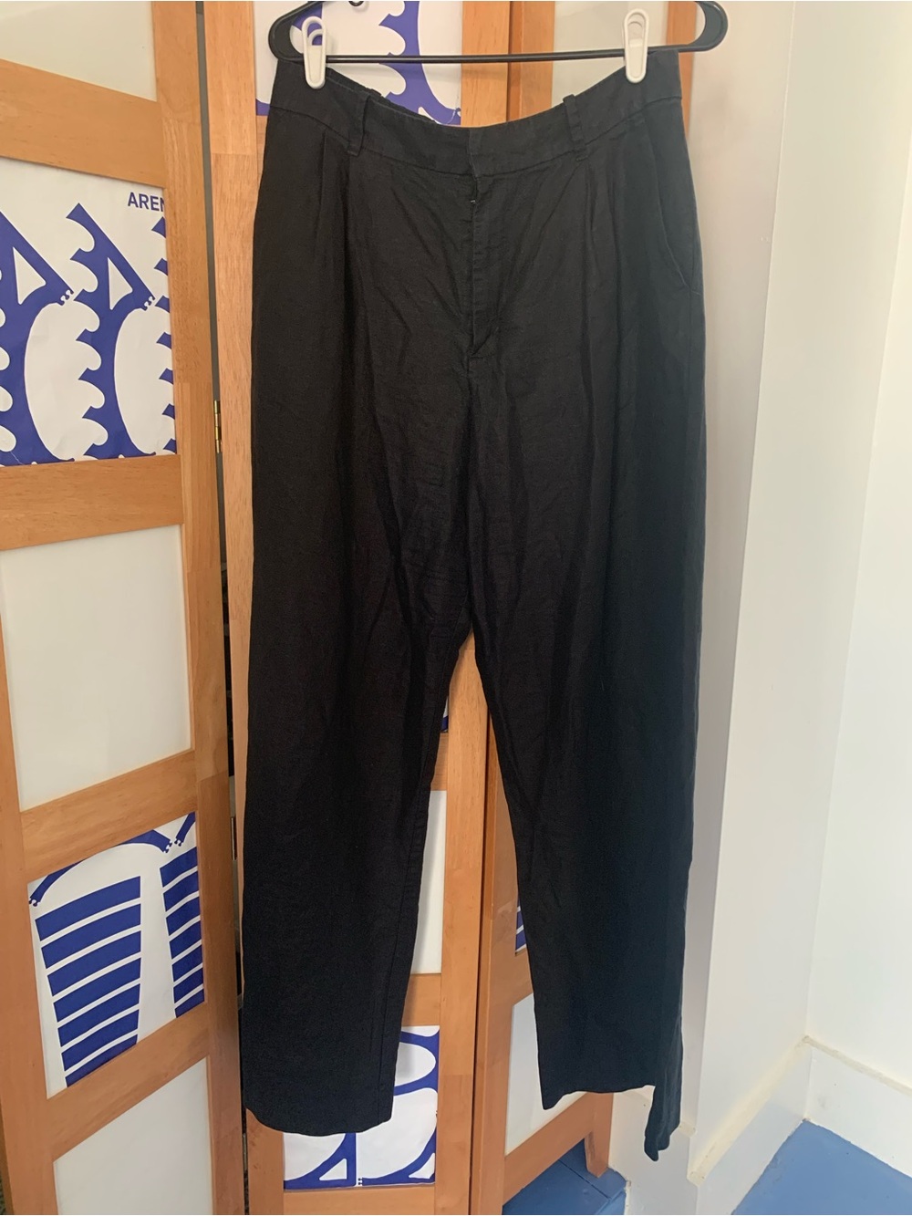 Gap 365 high rise linen blend trouser